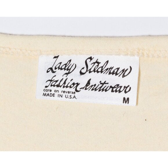 Vintage 80s Stedman Womens Medium Hawaii T Shirt Flowers Made in USA - Picture 3 of 5